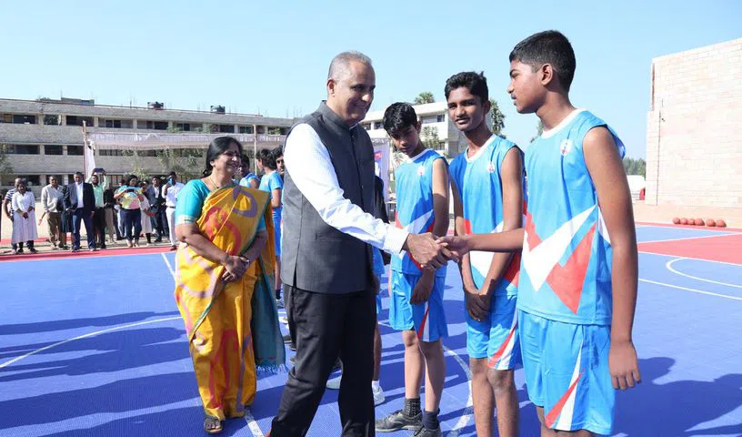 Hyderabad: New basketball court inaugurated at St Andrews School 15 JULY 2024